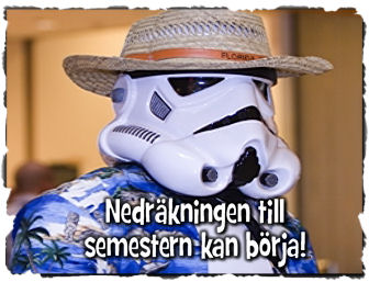 Nedräkning till semestern