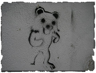  Pedobear on the wall 