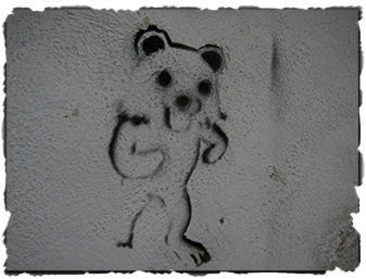 Pedobear on the wall